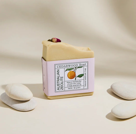 Aussie Zeolite Cleansing Bar with Sweet Orange Essential Oil