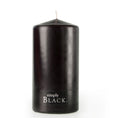 Load image into Gallery viewer, Black Pillar Candle
