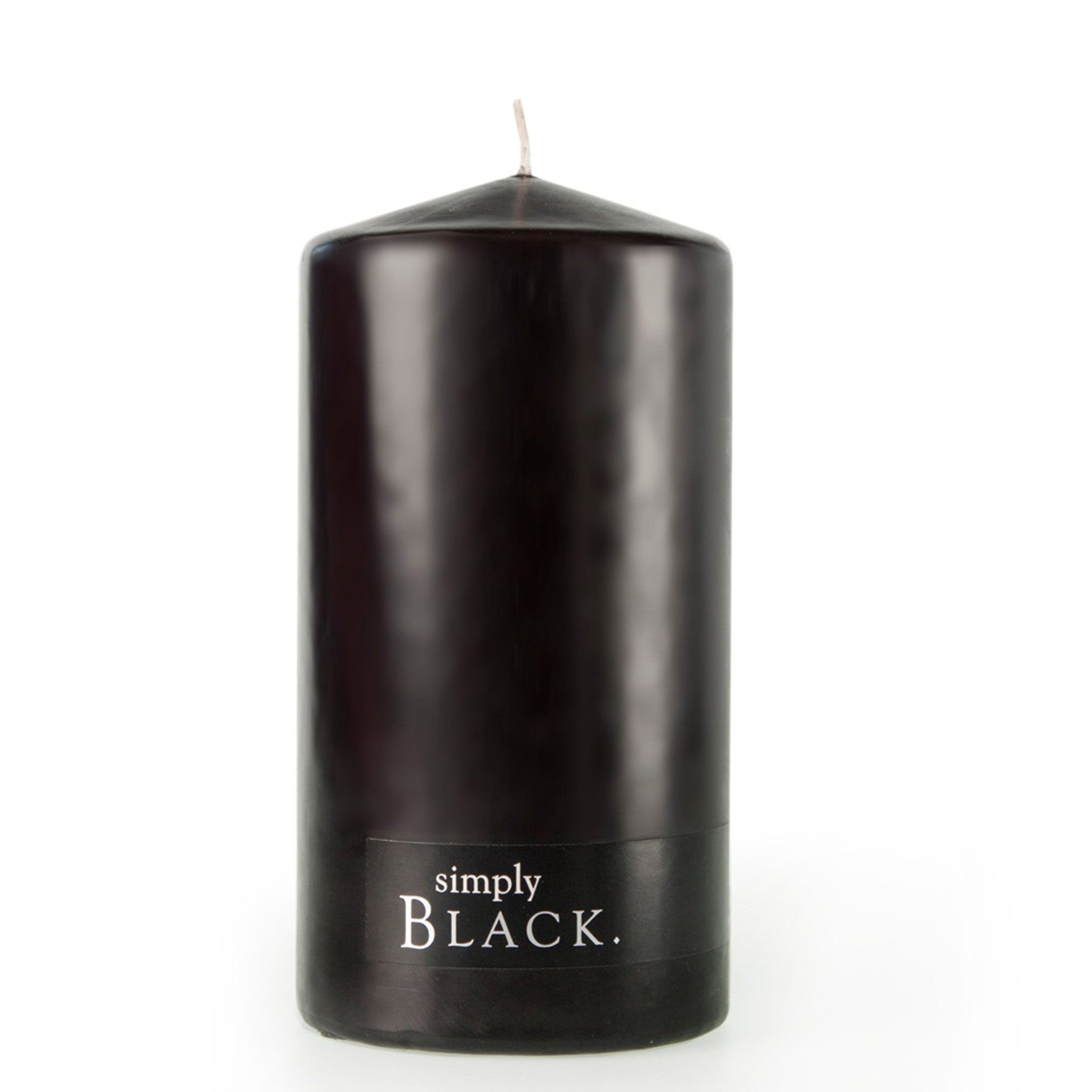 Black Pillar Candle