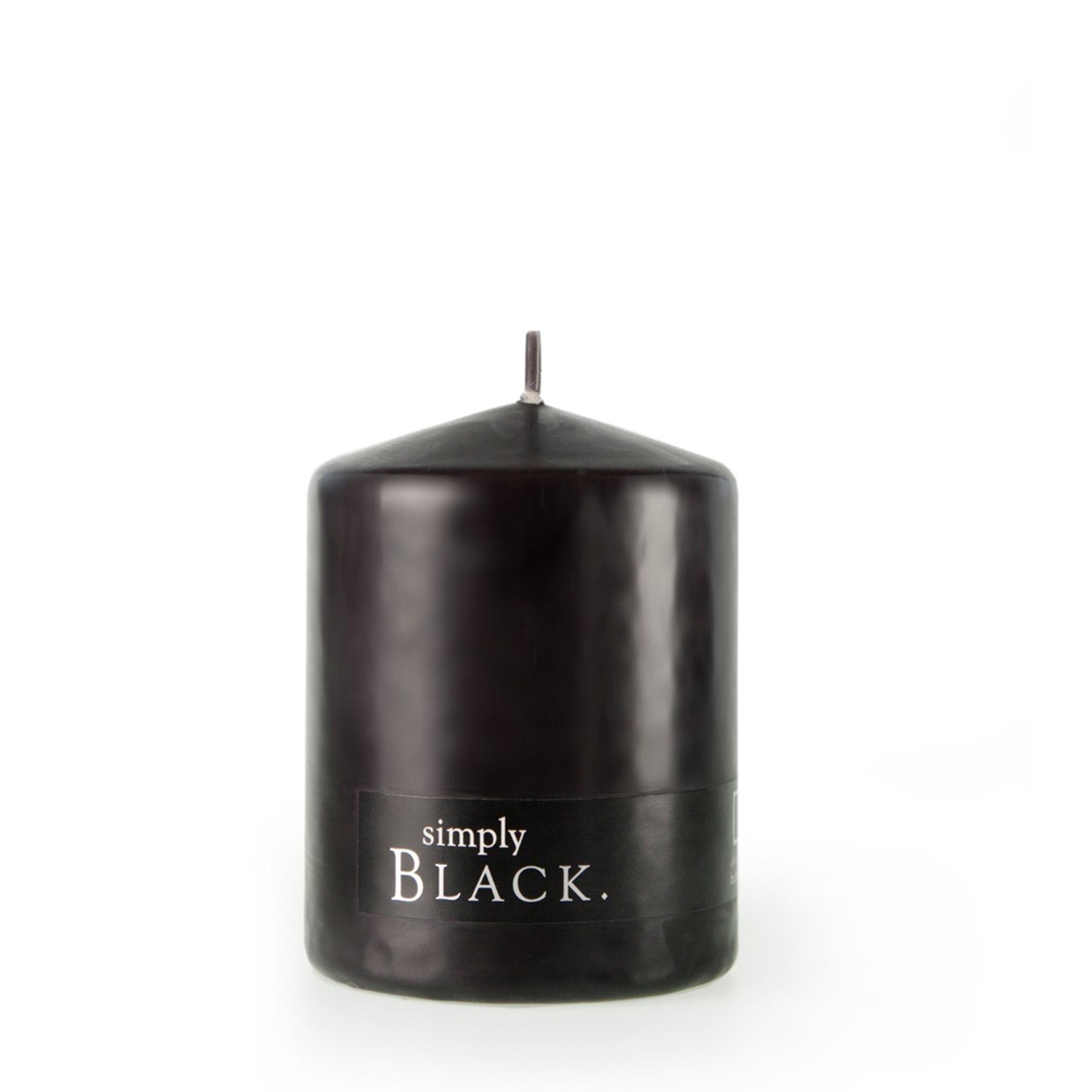 Black Pillar Candle