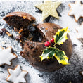 Load image into Gallery viewer, Christmas Pudding Pillar Candle

