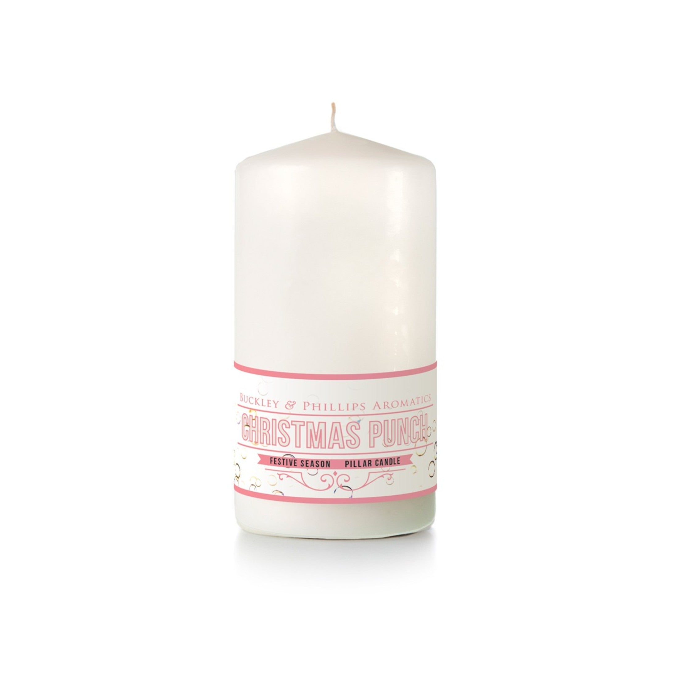 Christmas Punch Pillar Candle