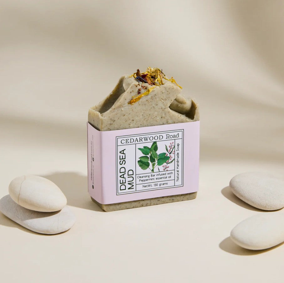 Dead Sea Mud Cleansing Bar with Peppermint Oil