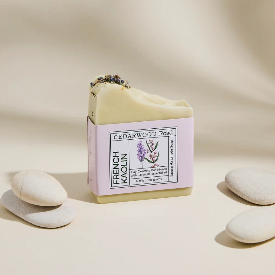Kaolin Clay Cleansing Bar with Lavender Essential Oil