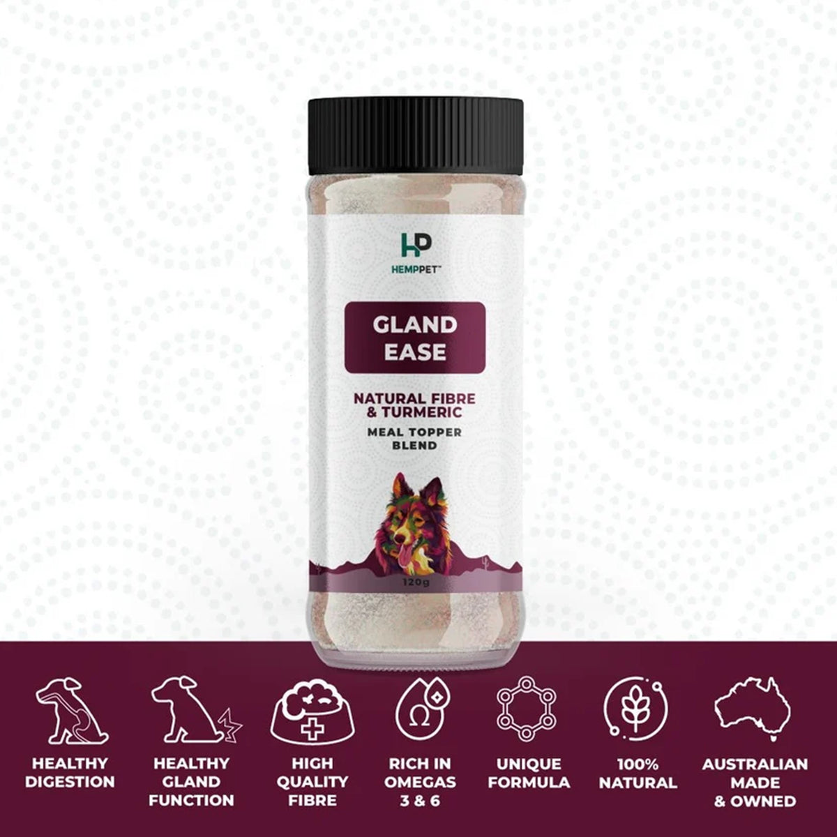 Gland Ease | Natural Fibre & Turmeric Meal Topper