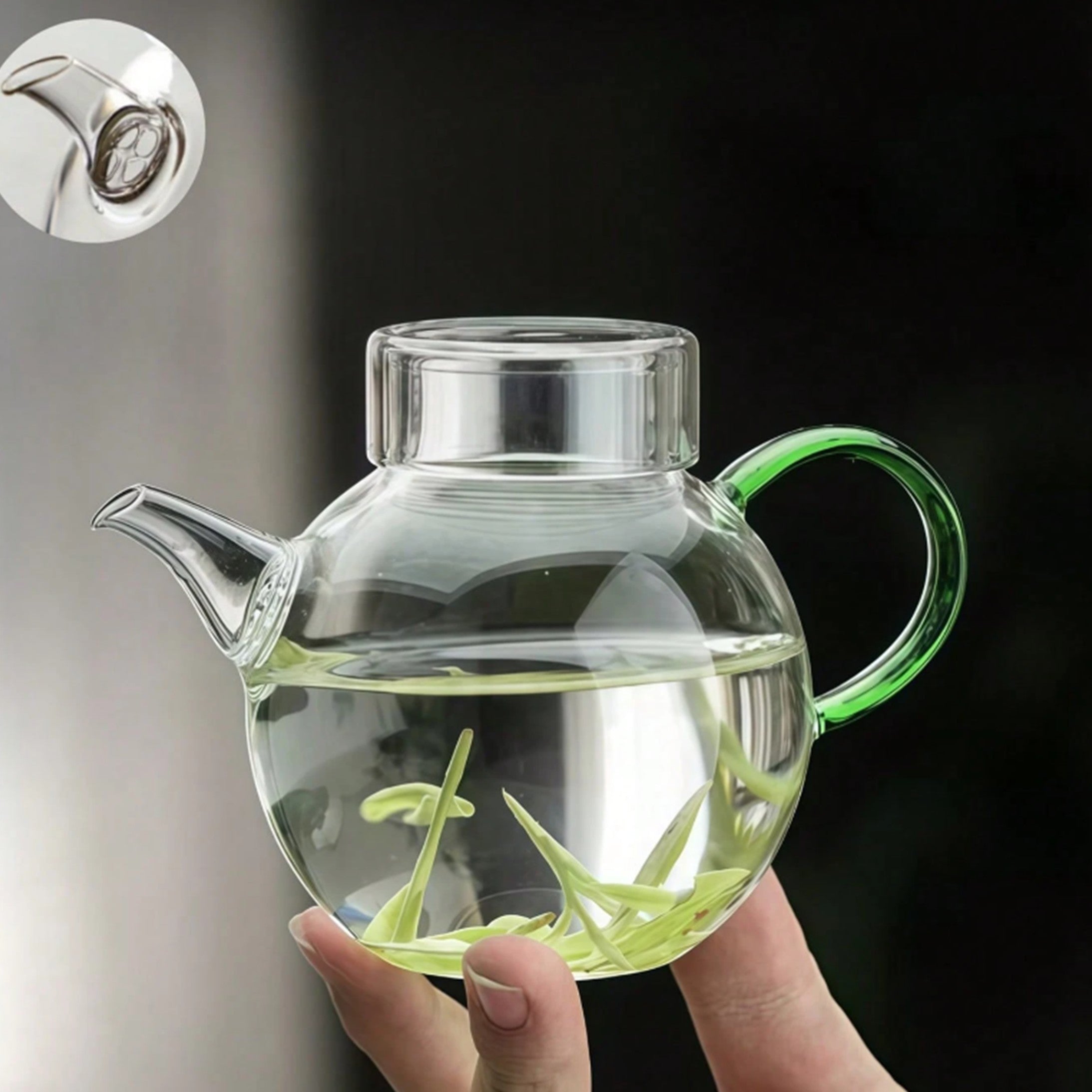 Glass Single-Person Teapot