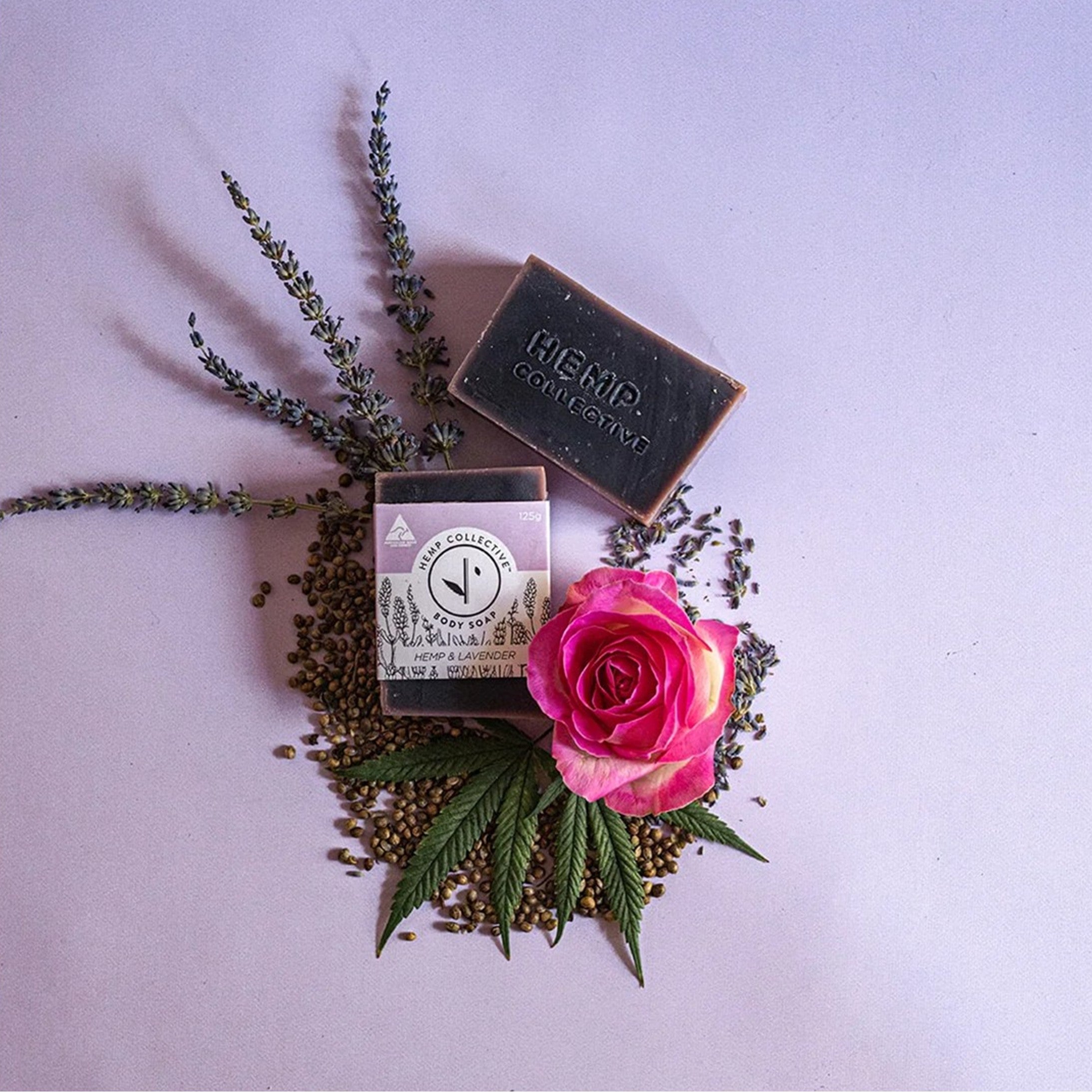 Hemp + Lavender Oil Cleansing Bar