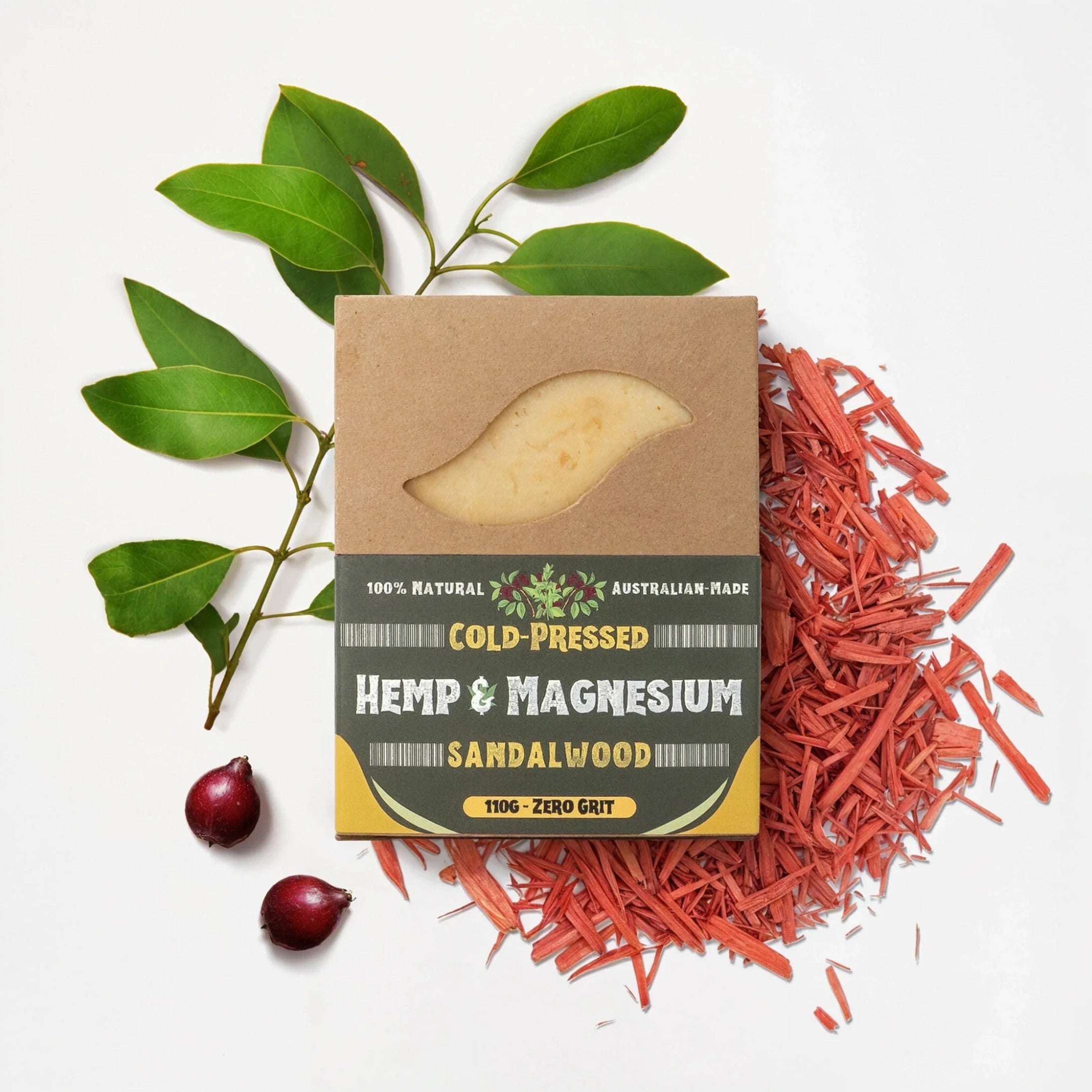 Hemp, Magnesium & Sandalwood Cleansing Bar