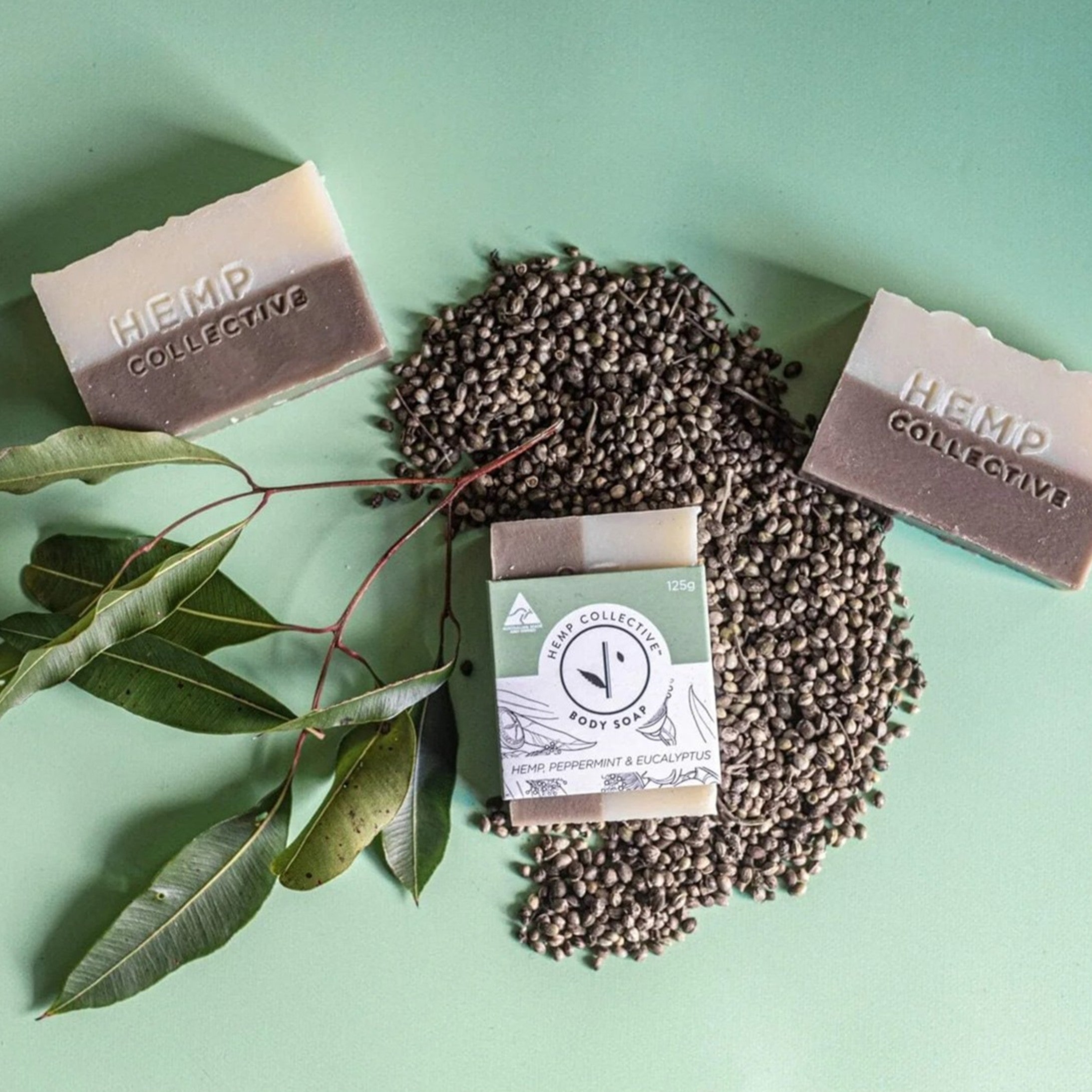Hemp + Peppermint Cleansing Bar