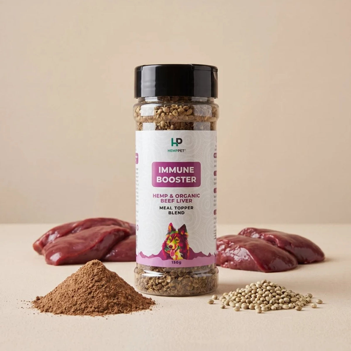 Immune Booster | Beef Liver & Hemp Meal Topper