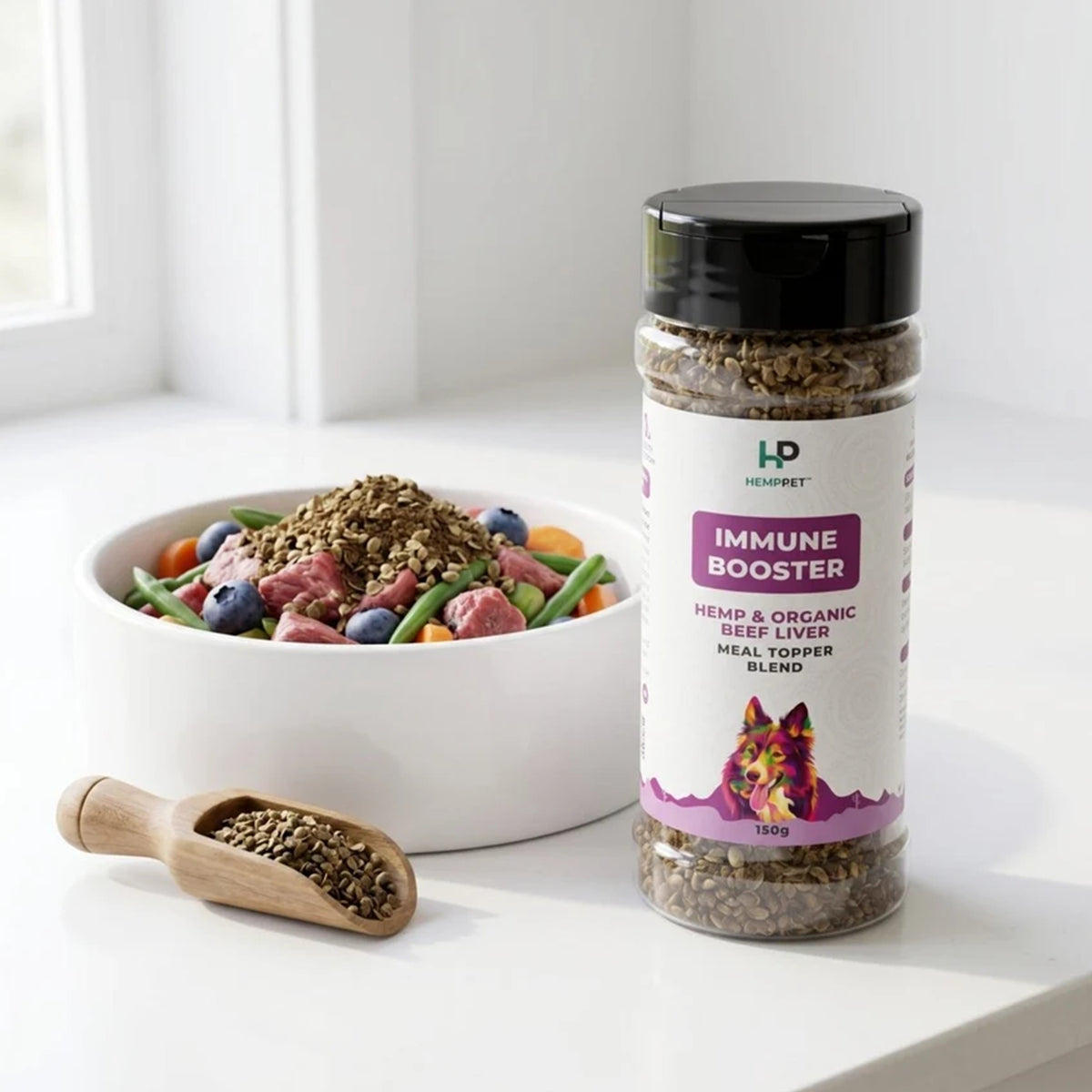Immune Booster | Beef Liver & Hemp Meal Topper