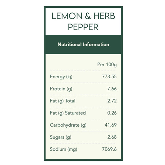 Lemon & Herb Pepper
