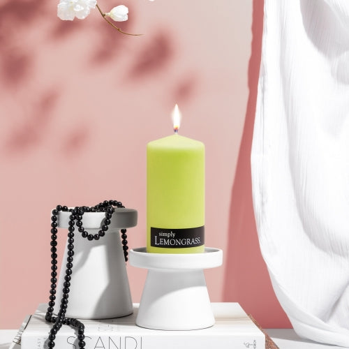 Lemongrass Pillar Candle