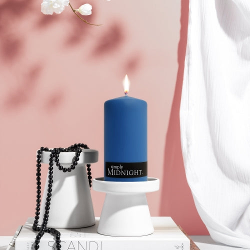 Midnight Pillar Candle
