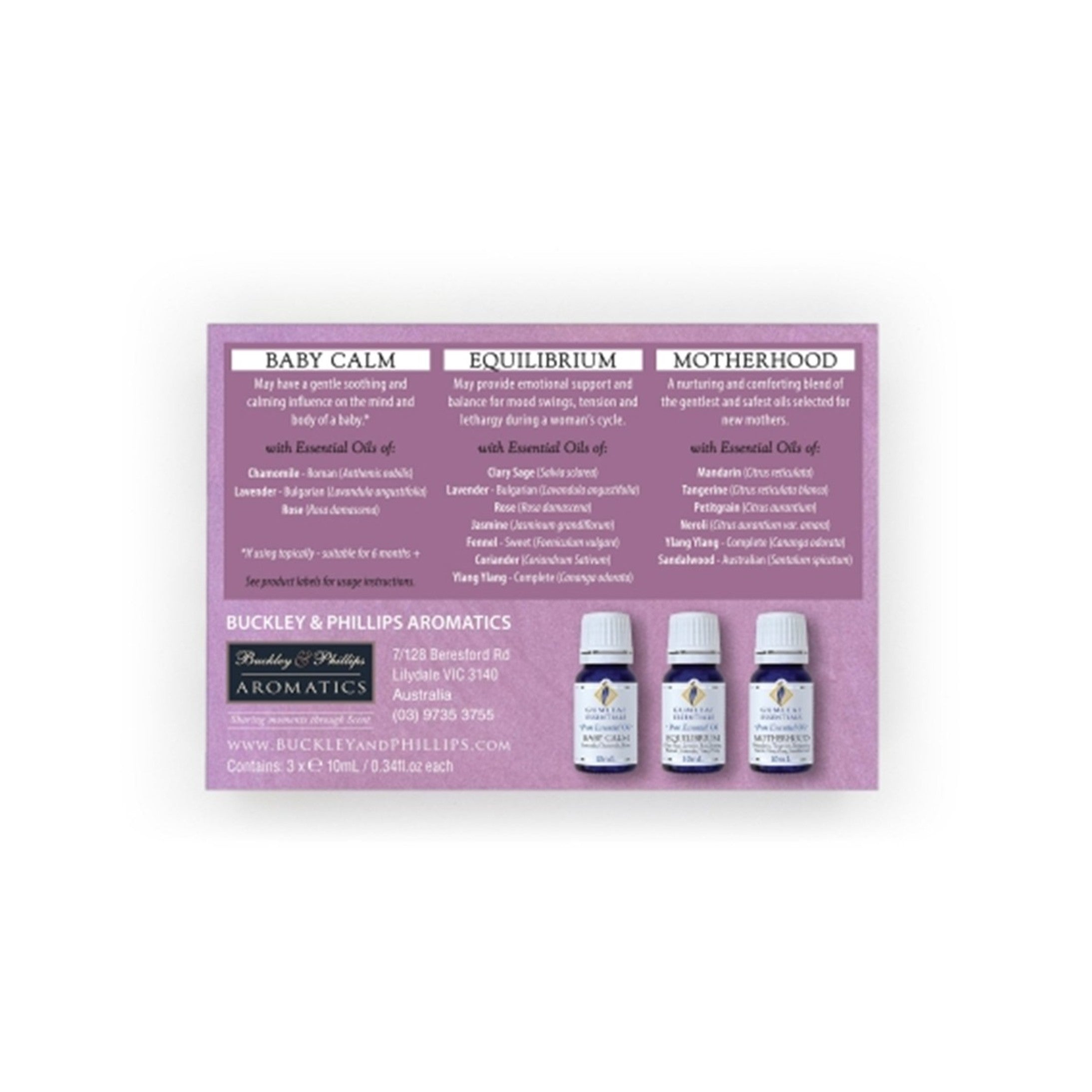 Mother Trio Essential Oil Box Set