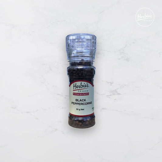 Peppercorns Black in Grinder
