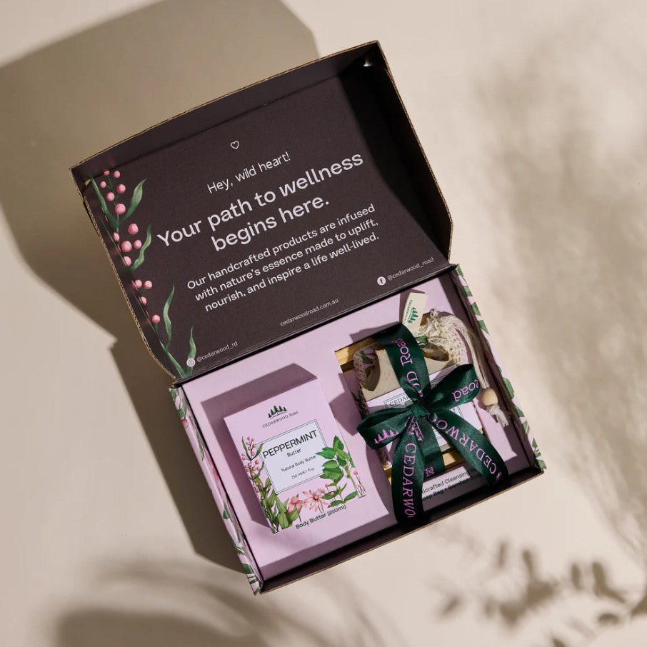 Natural Skincare Gift Set | Peppermint