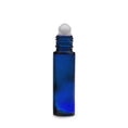 Load image into Gallery viewer, 9ml Empty Blue Glass Roller Bottle With White Cap
