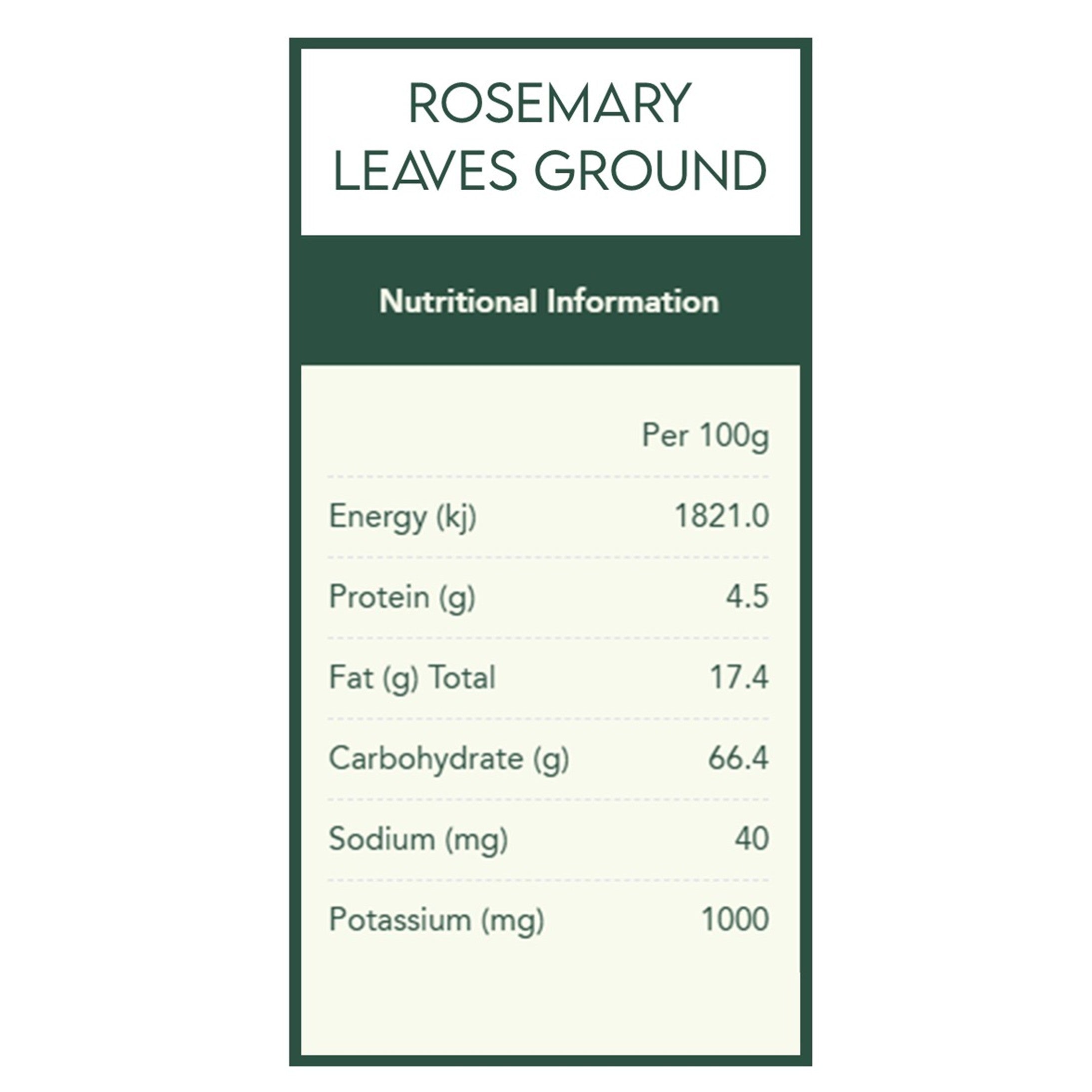 Rosemary Leaves Ground