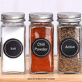 Load image into Gallery viewer, Sticker Spice Labels - Round Black
