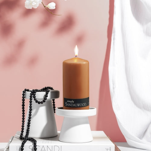 Sandalwood Pillar Candle