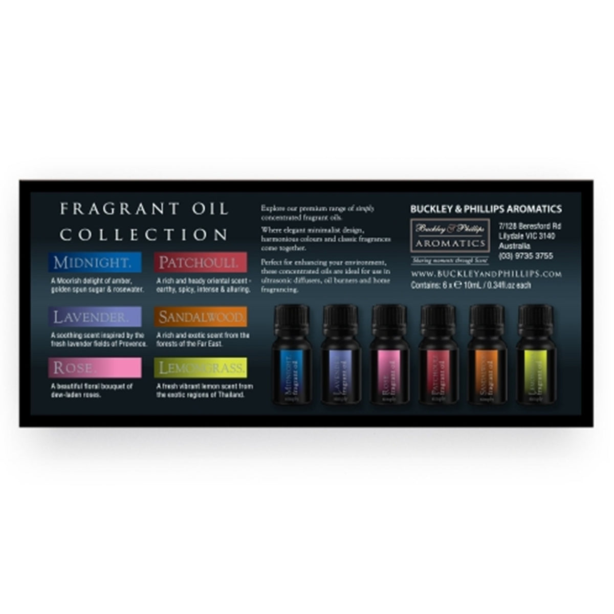 Simply Fragrant Oil 6-pack Box Set