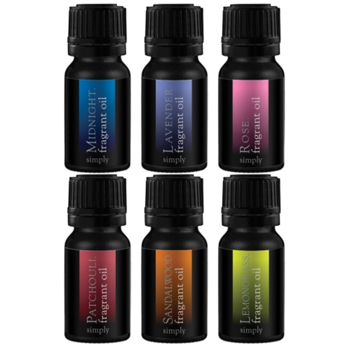 Simply Fragrant Oil 6-pack Box Set