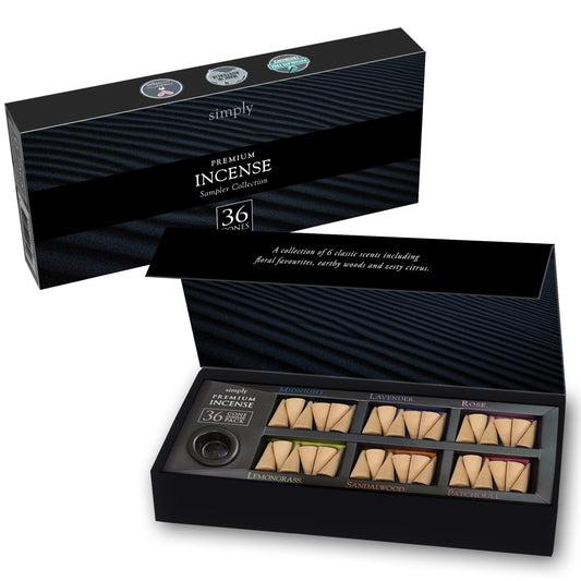 Simply Incense Cone Sampler Collection Box Set