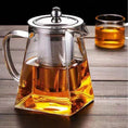 Load image into Gallery viewer, Square Base Teapot with Infuser
