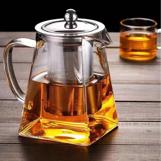 Square Base Teapot with Infuser
