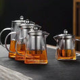 Load image into Gallery viewer, Square Base Teapot with Infuser
