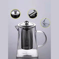 Load image into Gallery viewer, Square Base Teapot with Infuser
