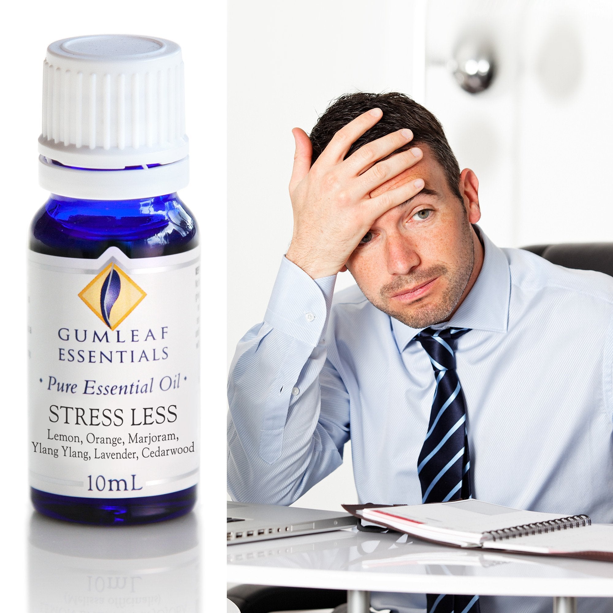 Stress Less Blended Essential Oils