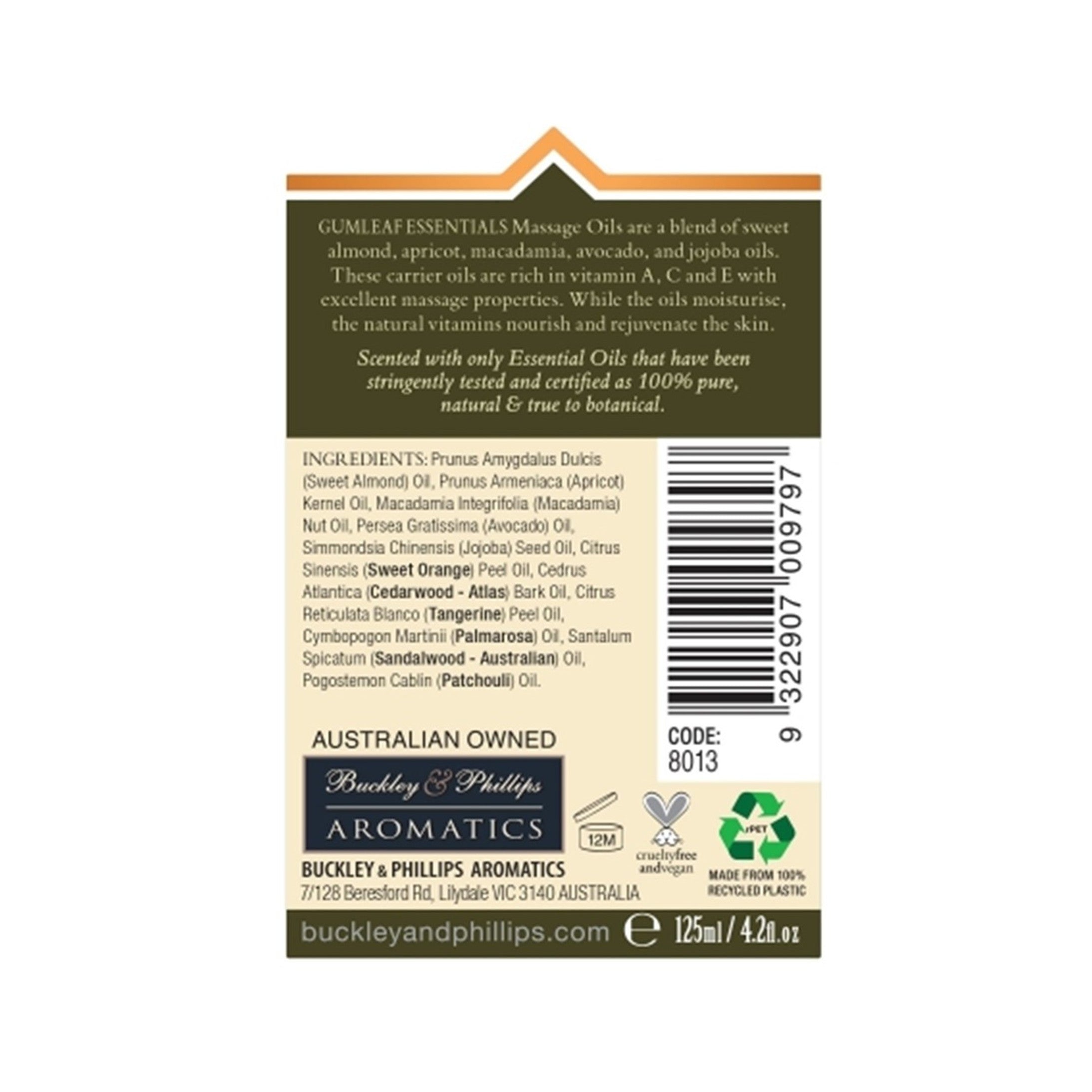 Massage Oil - Tranquility