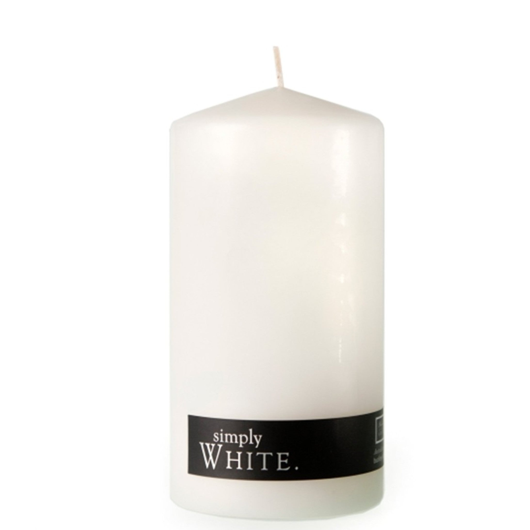 White Pillar Candle