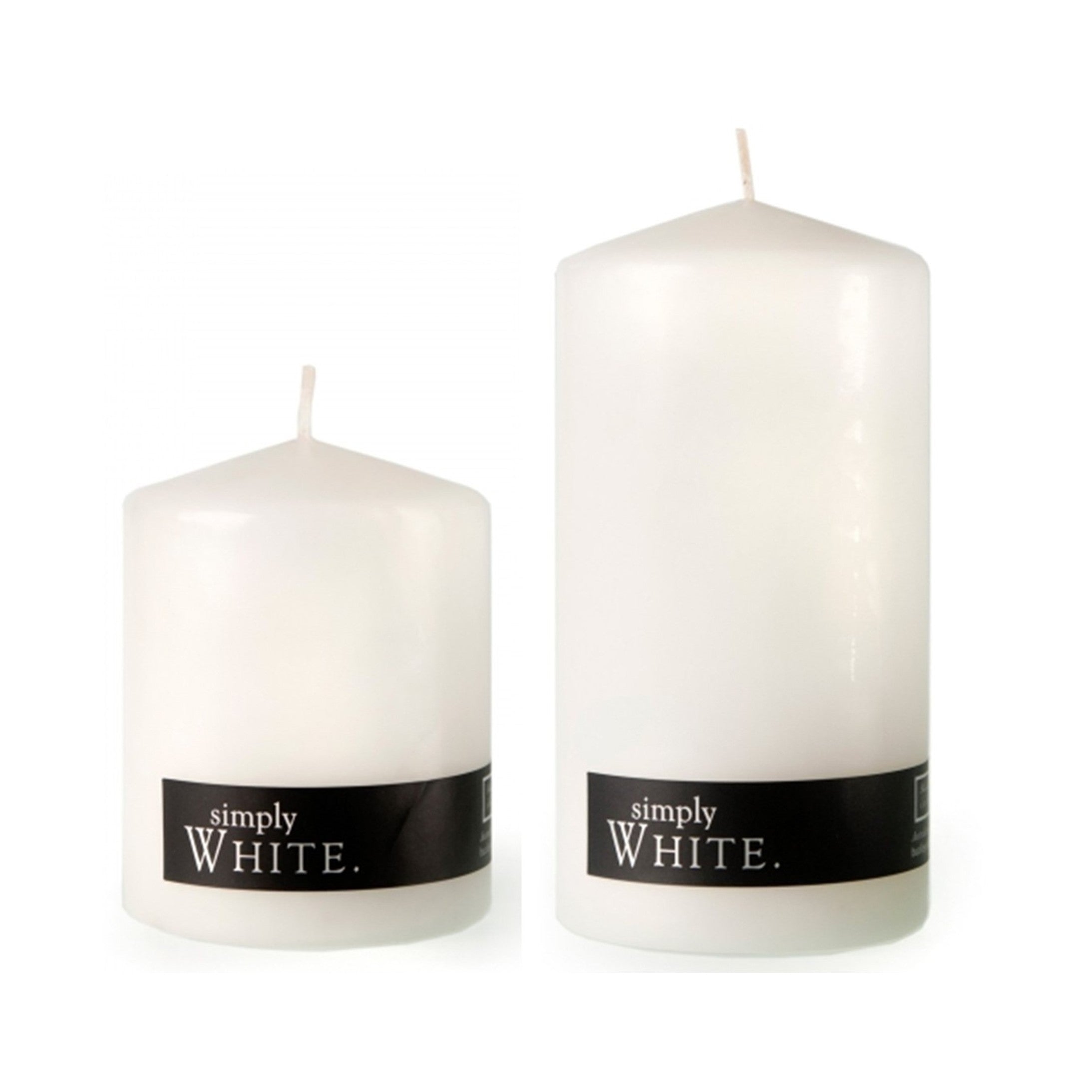 White Pillar Candle