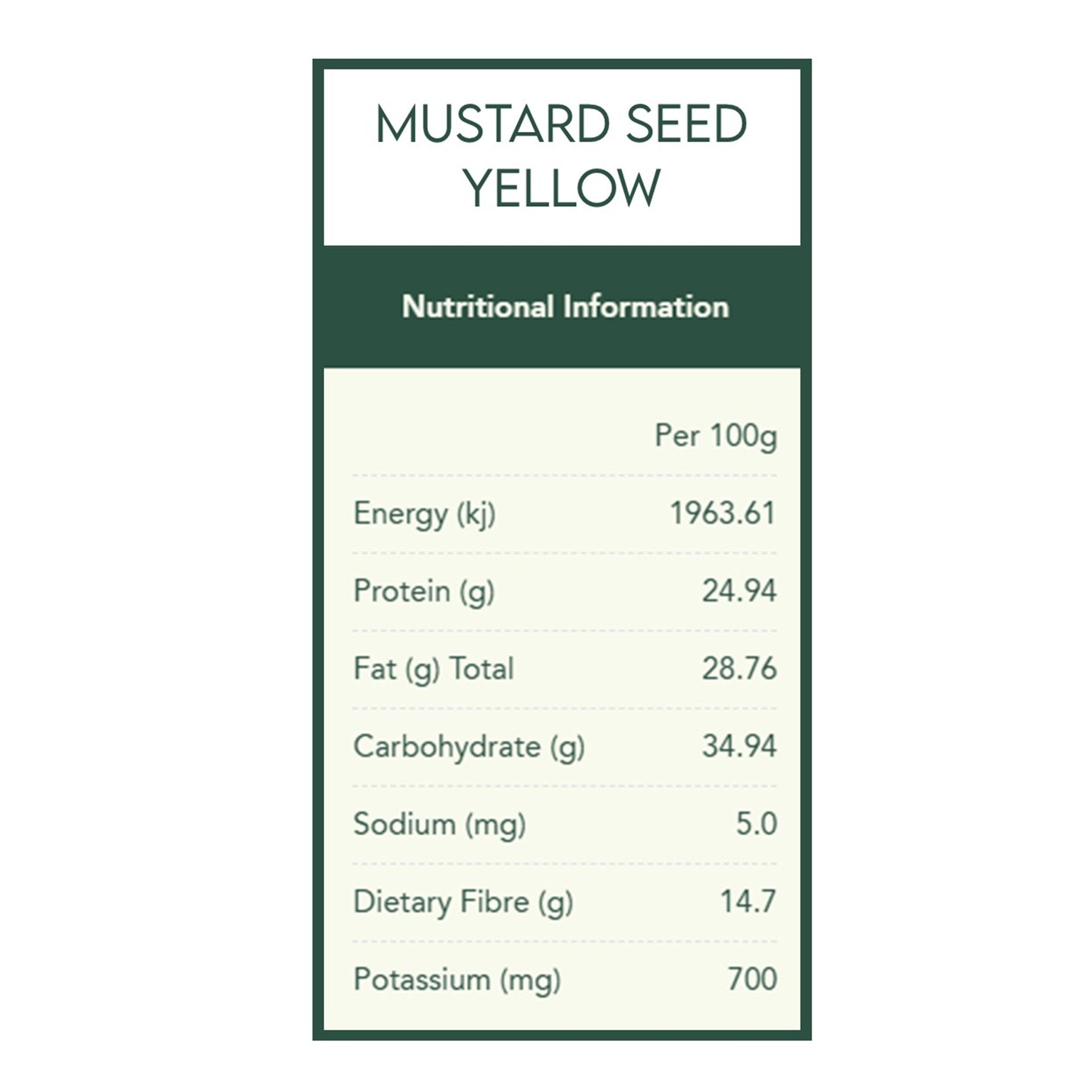 Mustard Seed Yellow Whole