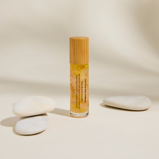 Crystal Wellness Roller | Rose Quartz