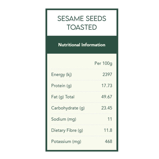 Sesame Seeds Toasted