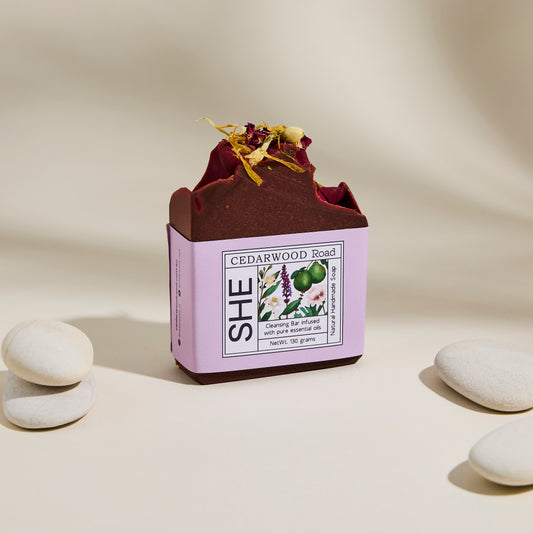 She Cleansing Bar with Himalayan Rhubarb & Feminine Essential Oils